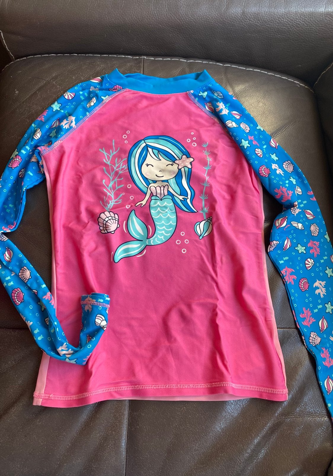 UV zwemshirt meisjes 116/122 en 140/146, Watersport en Boten, Ophalen of Verzenden, Zo goed als nieuw, Kind, Reddingsvest of Zwemvest