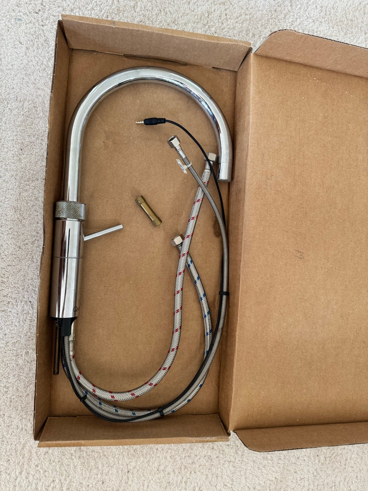 Quooker Fusion Round kraan (model 2017) - kokend water defec, Ophalen of Verzenden, Gebruikt, Chroom, Kraan