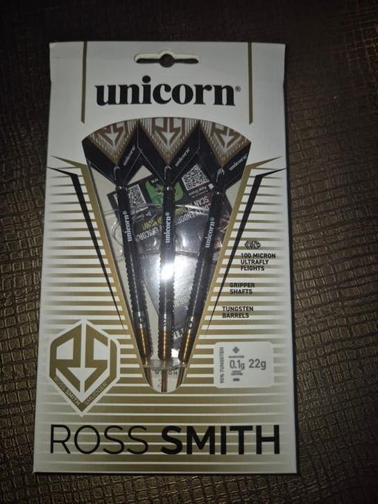 Unicorn Ross Smith Two Tone Darts 22 gram, Ophalen of Verzenden, Zo goed als nieuw, Pijlen
