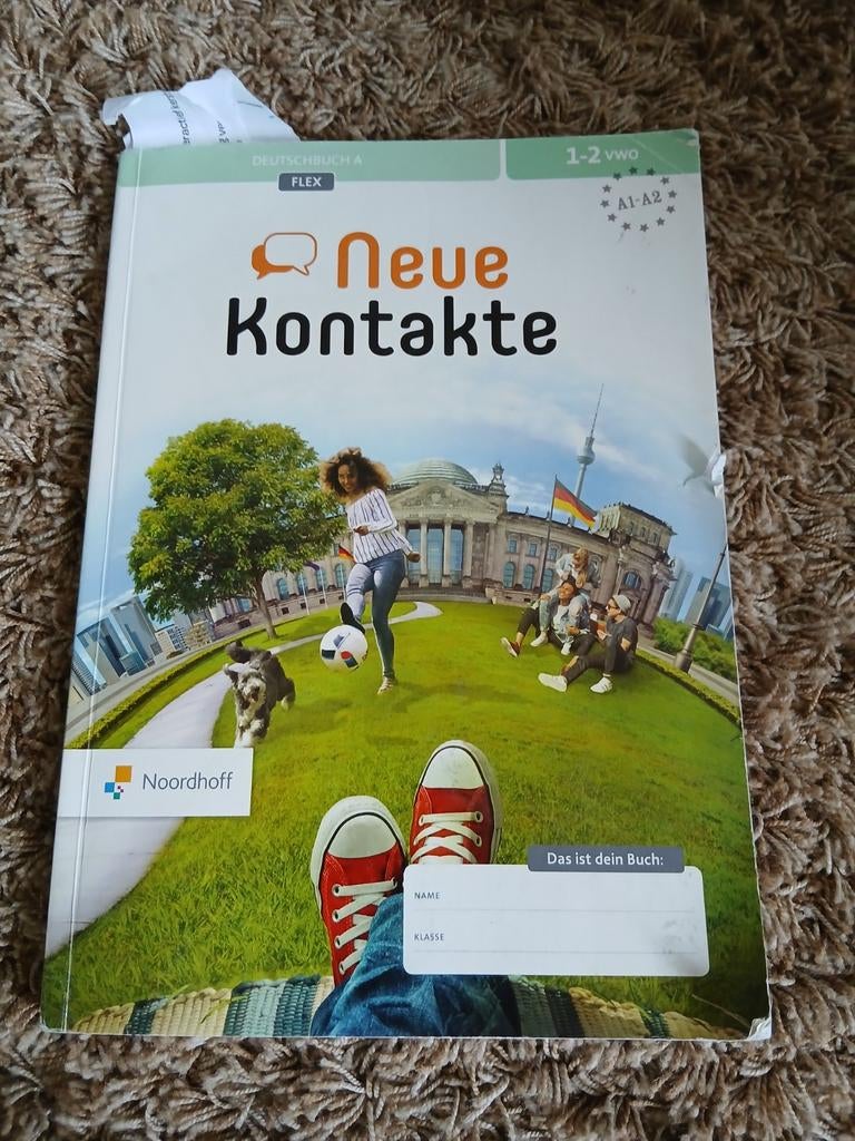 Neue Kontakte 1-2 vwo Flex - Duits lesboek, Ophalen of Verzenden, WO, Alpha, Onbekend