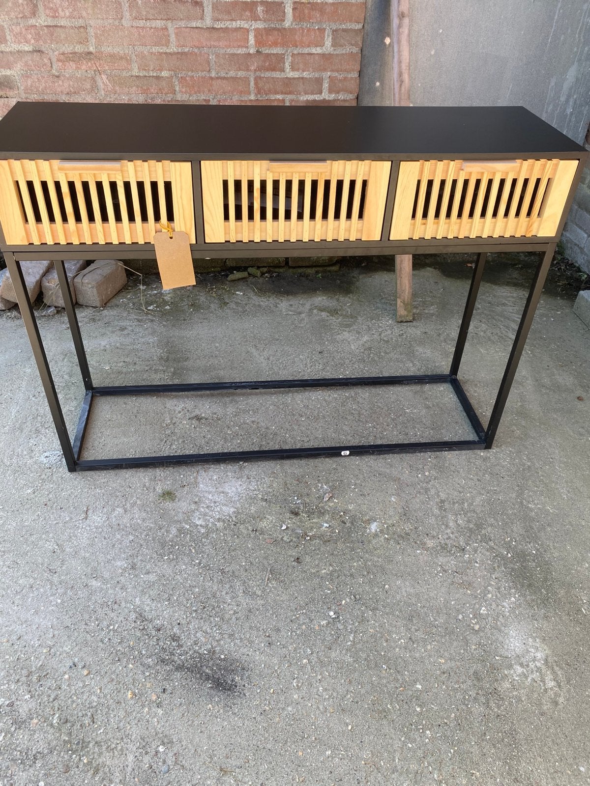 sidetable, Huis en Inrichting, Tafels | Sidetables, Ophalen, 100 tot 150 cm, Nieuw, 25 tot 50 cm