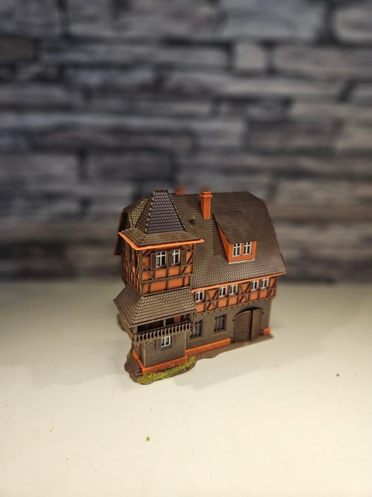 Vakwerkhuis villa N spoor modeltrein 1:160, Overige merken, Gebruikt, Gelijkstroom of Wisselstroom, Brug, Tunnel of Gebouw