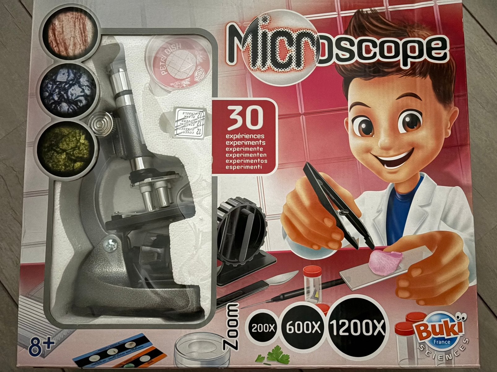 Microscoop, Ophalen, Zo goed als nieuw