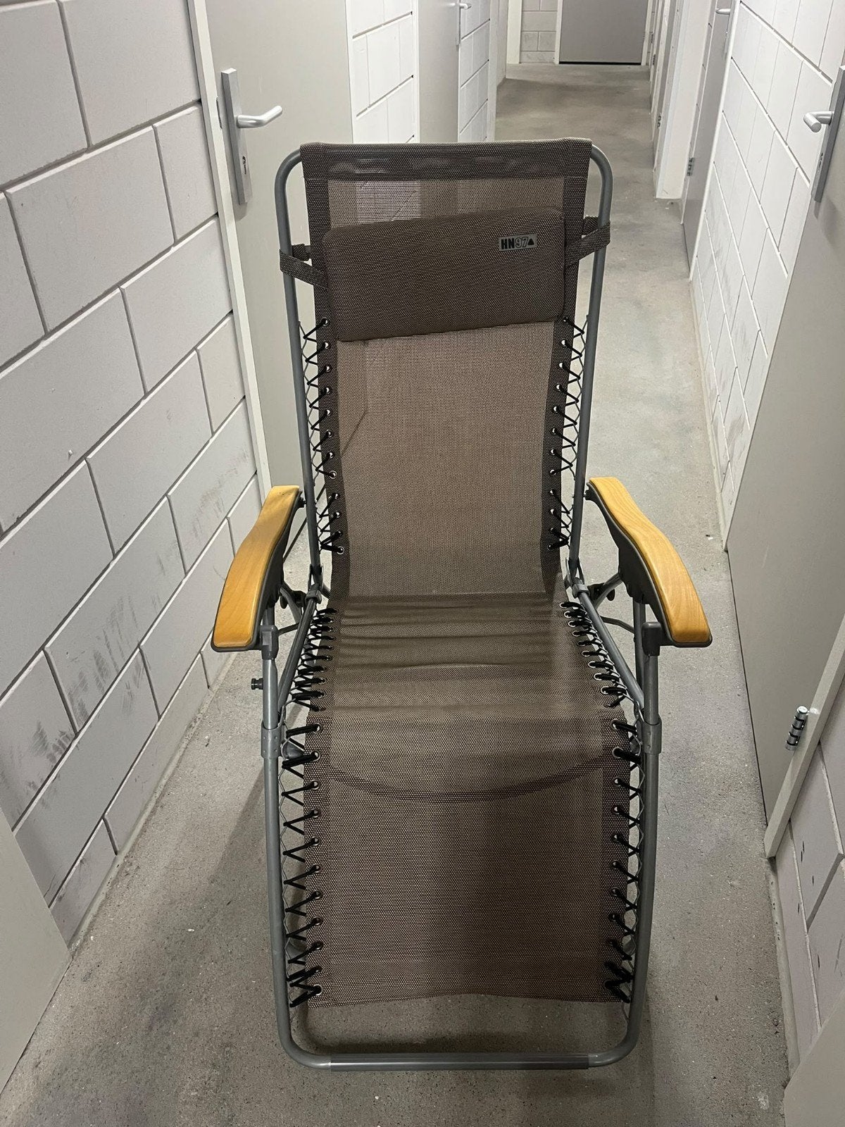 Comfortabele ligstoel - Ideaal voor tuin of balkon, Ophalen, Gebruikt, Inklapbaar