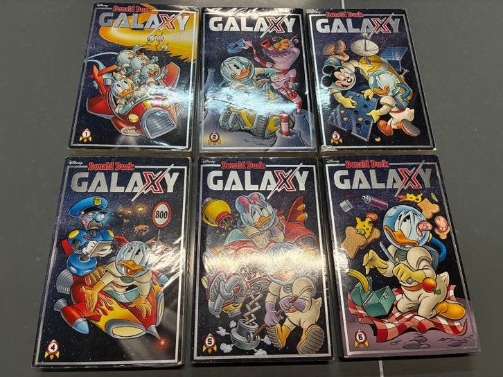 Donald Duck pockets Galaxy complete serie, Complete serie of reeks, Ophalen of Verzenden, Zo goed als nieuw, Europa