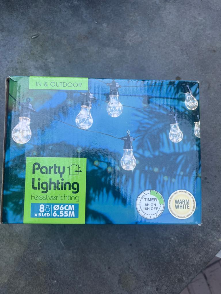 Tuin/feestverlichting, Tuin en Terras, Buitenverlichting, Ophalen, Minder dan 50 watt, Overige typen, Batterij