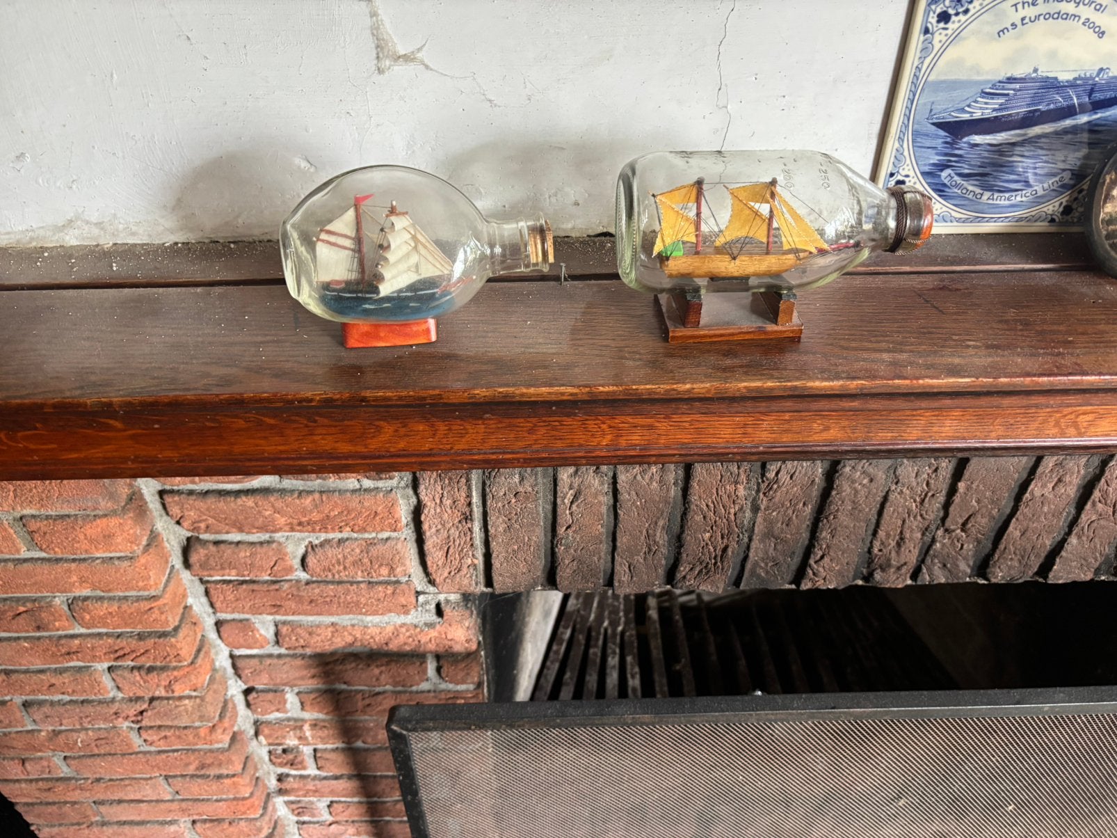 Mooie Scheepjes in een fles!, Ophalen, Zo goed als nieuw, 25 tot 50 cm, Rechthoekig