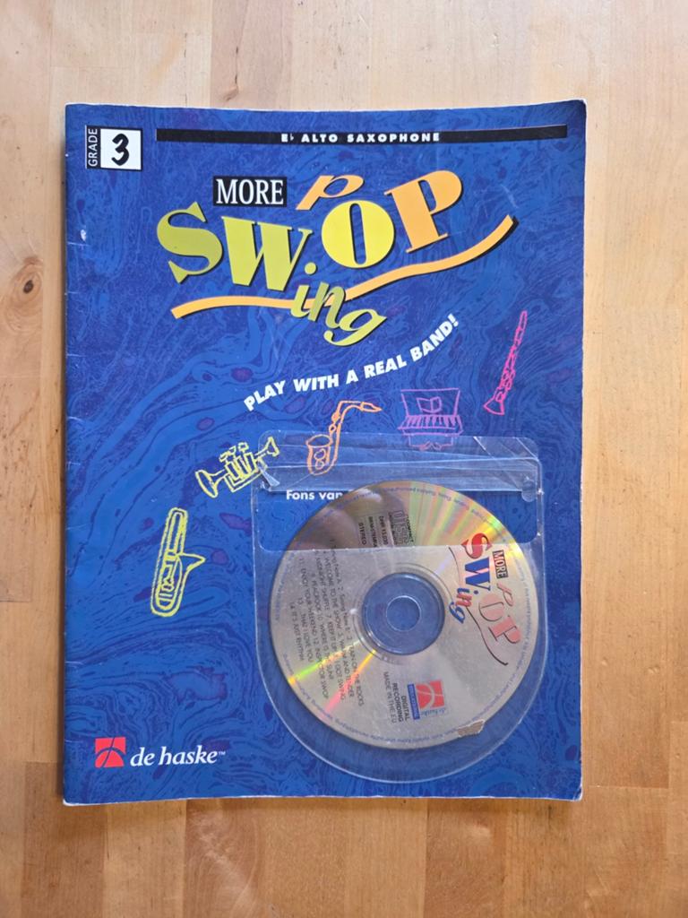 More Swing Pop- E Alto Saxophone - Grade 3 (De Haske), Gebruikt, Ophalen of Verzenden, Populair, Saxofoon
