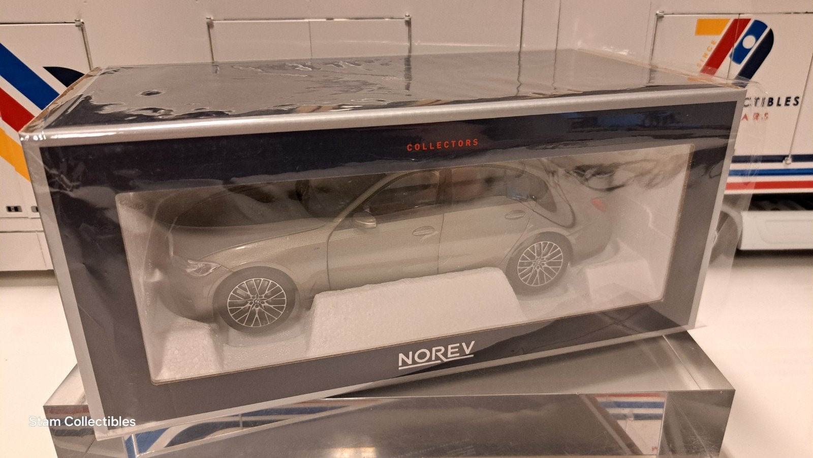 Norev BMW 3-Serie G20 330i Silver - 2019, Hobby en Vrije tijd, Modelauto's | 1:18, Auto, Nieuw, Norev, Ophalen of Verzenden