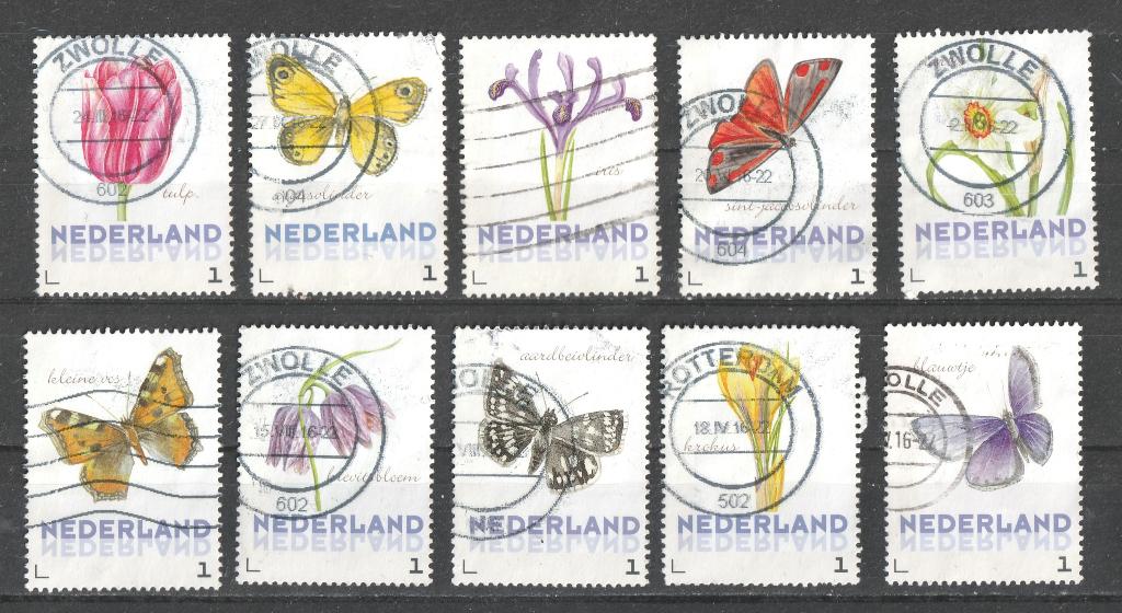 55 B serie Janneke Brinkman 2016, Verzenden, Na 1940, Gestempeld