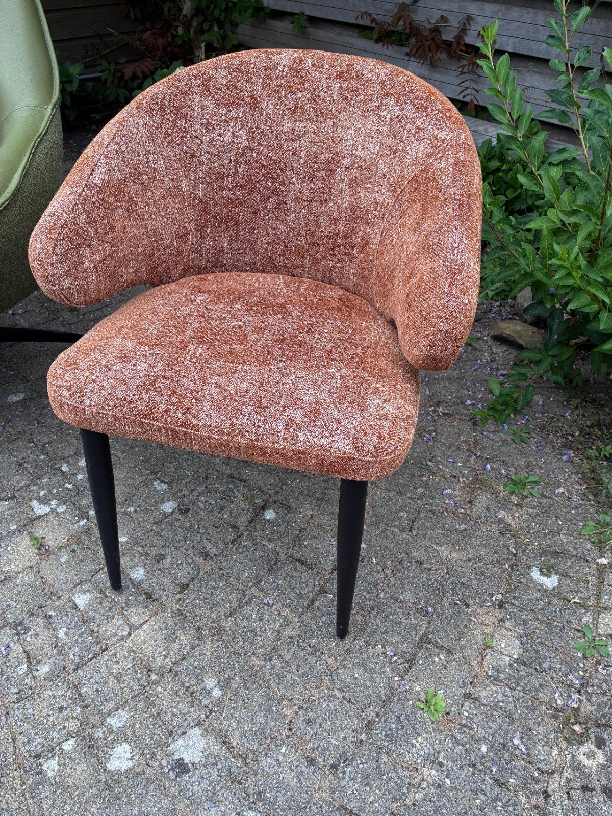 Set van 3 stoelen: 2 terra en 1 groene stoel, Ophalen, Gebruikt, Overige kleuren, Drie