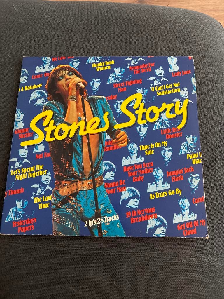 The Rolling Stones - Stones Story (2 LP's), Cd's en Dvd's, Vinyl | Rock, Ophalen, Gebruikt, 12 inch, Poprock
