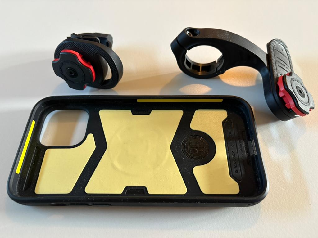 Spigen GEARLOCK case + GEARLOCK bike + GEARLOCK universal, Ophalen of Verzenden, Gebruikt, Fiets