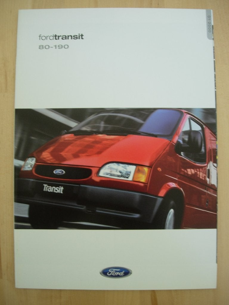 Ford Transit Brochure 2000, Ford, Verzenden, Zo goed als nieuw, Ford