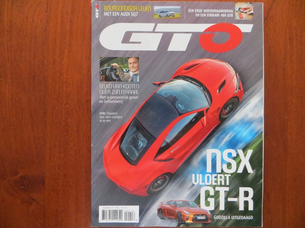 GTO 4 2016 Audi SQ7, Ferrari 488 GTB, Honda NSX, Nissan GT-R, Boeken, Ophalen of Verzenden, Nieuw, Audi