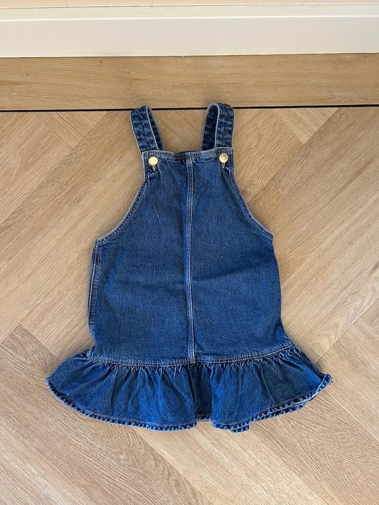 Z.g.a.n. Denim salopette jurk van H&M in maat 116, Meisje, H&M, Ophalen of Verzenden, Zo goed als nieuw