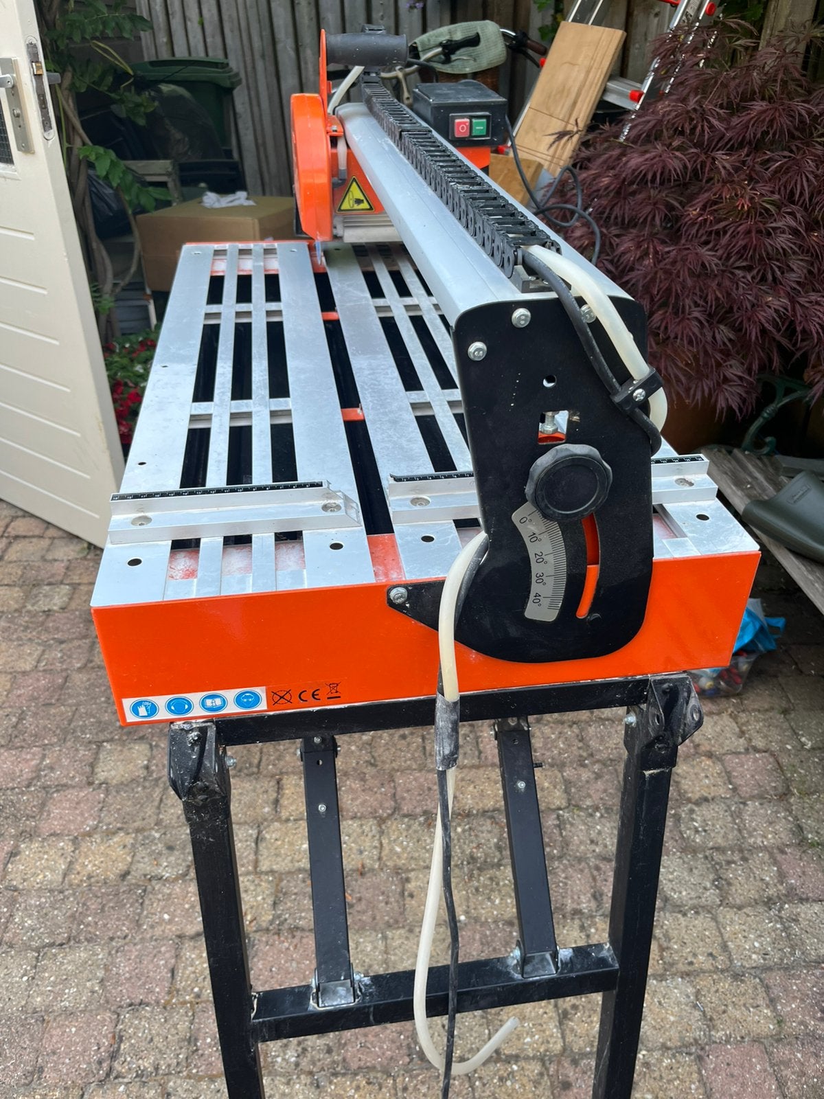 Tegels zaagmachine model: TR 201 E Clipper, Doe-het-zelf en Verbouw, Gereedschap | Zaagmachines, Ophalen, Cirkelzaag, Zo goed als nieuw