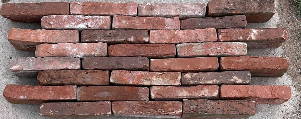 Antieke rode bruine vechtformaat stenen A kwaliteit 40.000ST, Ophalen of Verzenden, Zo goed als nieuw, Bakstenen