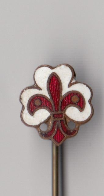 Scouting emaille International Guides Association speldje, Gebruikt, Niet vindbaar, Niet vindbaar, Speldje of Pin