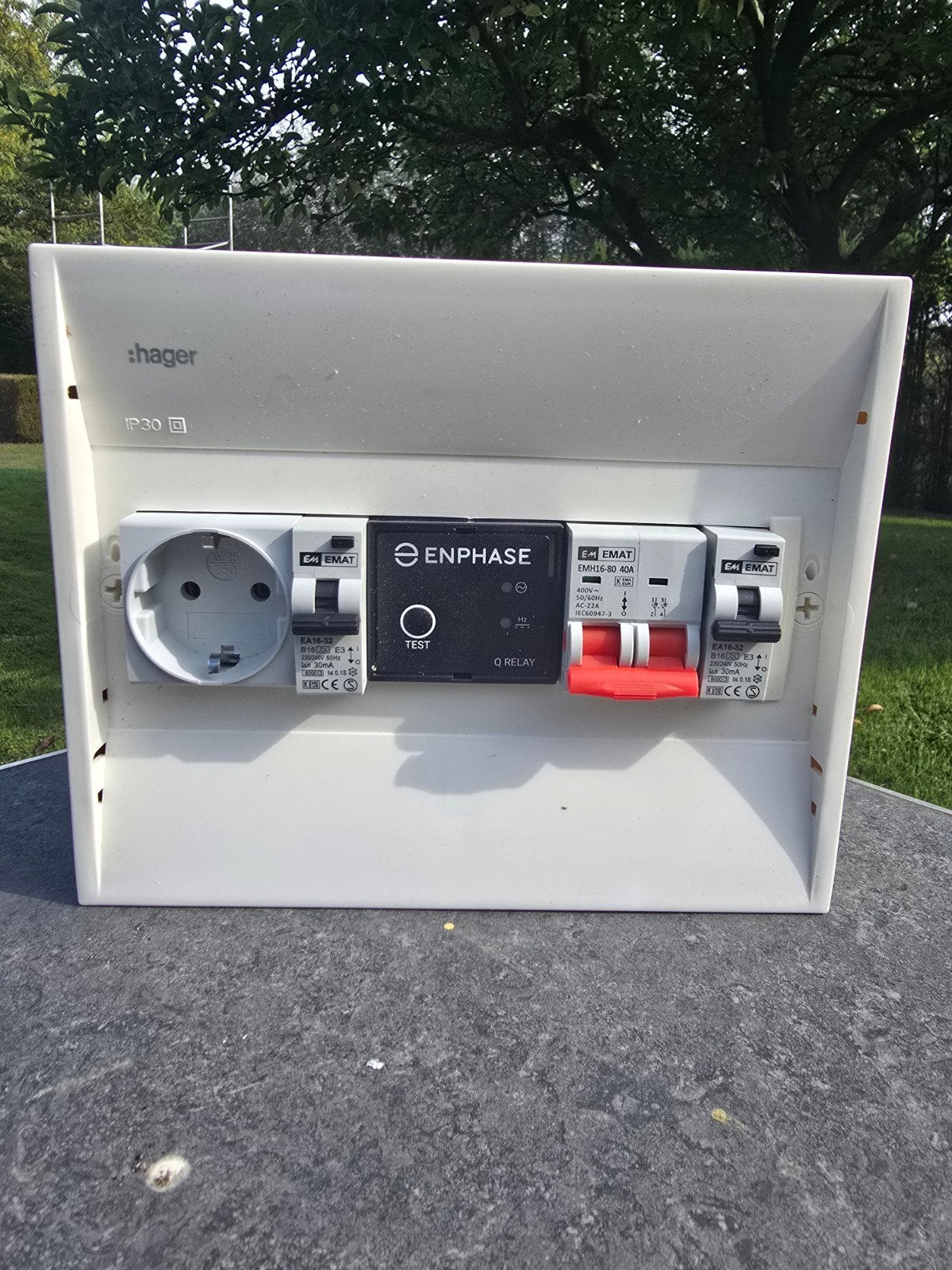 EMAT PV-verdeler type A1 met Enphase q-relais 1-fase, Ophalen of Verzenden, Nieuw, Overige typen