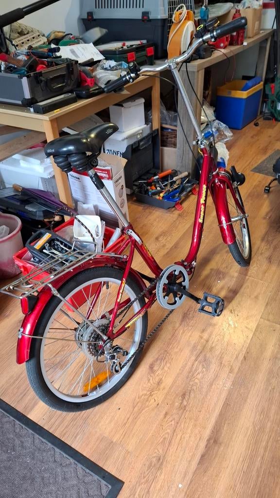 Vouwfiets met versnellingen, Fietsen en Brommers, Fietsen | Vouwfietsen, Ophalen, Zo goed als nieuw, 20 inch of meer, Versnellingen