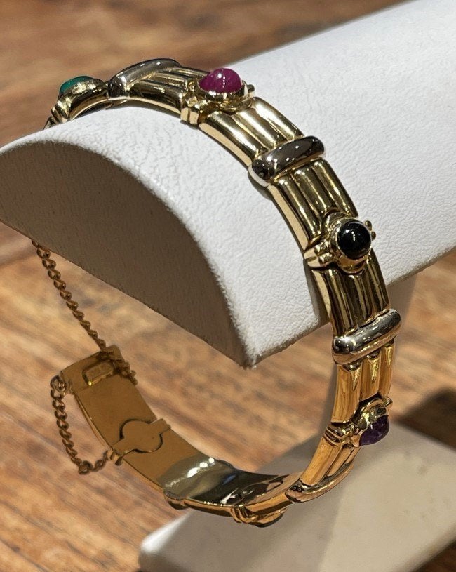 Gouden Slavenarmband Bulgari Style 18 KRT, Ophalen of Verzenden, Zo goed als nieuw, Info@kleenedelmetalen.nl, Goud