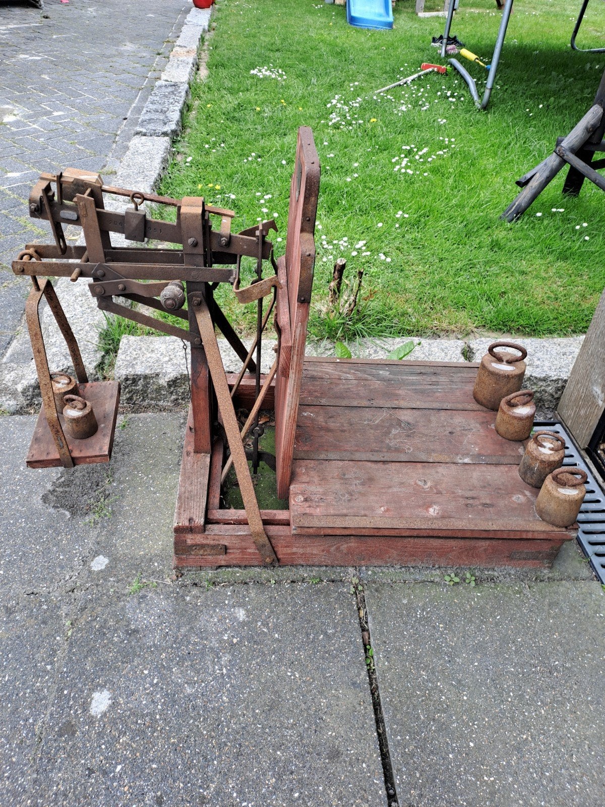 Mooie Antieken bascule. Ijkwezen 2, model 13D. 3728 V.I.W, Antiek en Kunst, Ophalen