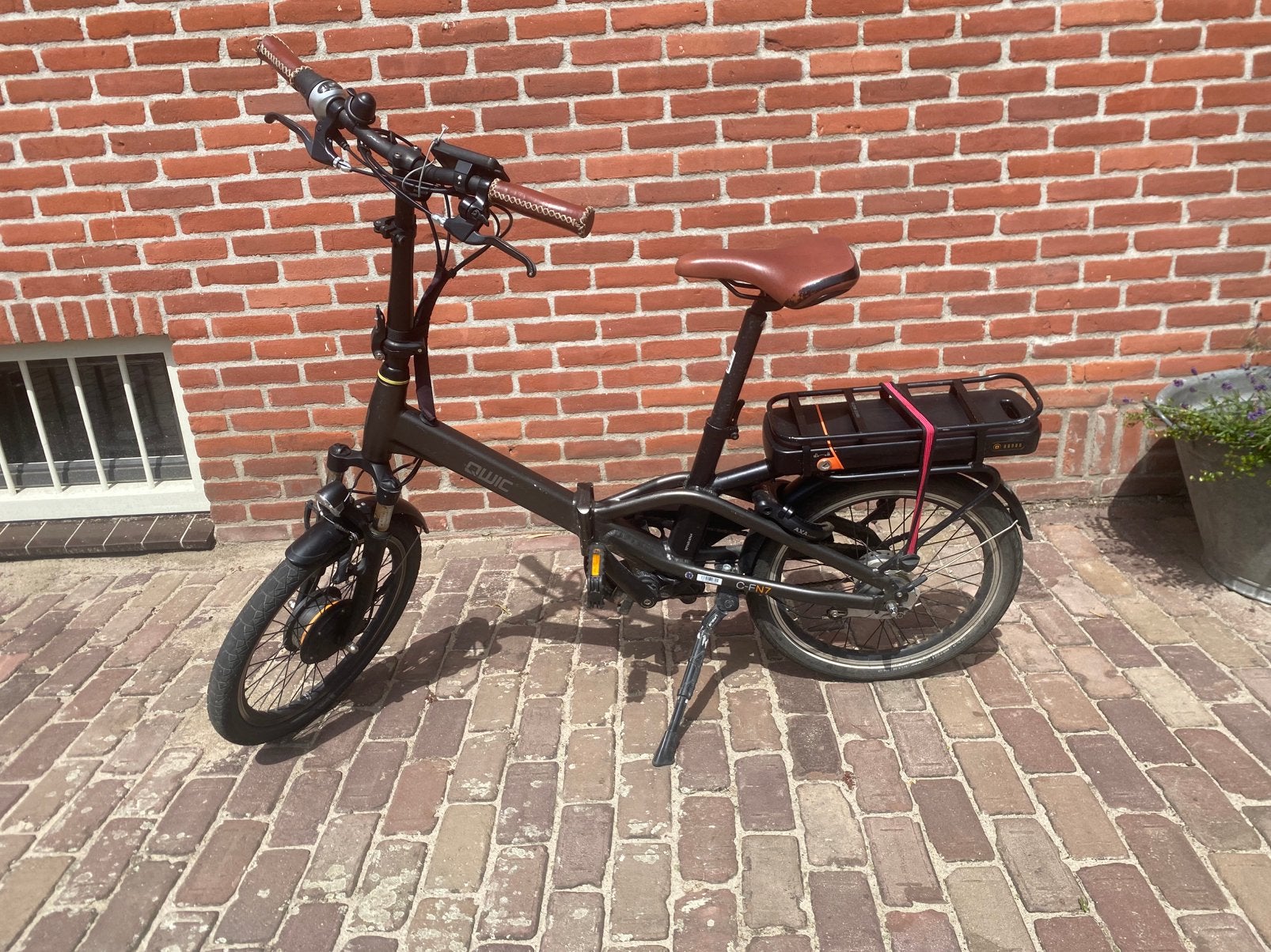 Qwic Trend Series, elektrische vouwfiets - gereviseerde accu, Fietsen en Brommers, Elektrische fietsen, Ophalen, Gebruikt, Qwic