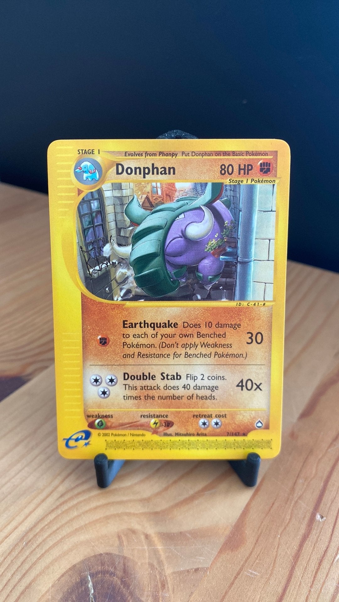 Donphan 7/147 Aquapolis, Ophalen, Zo goed als nieuw