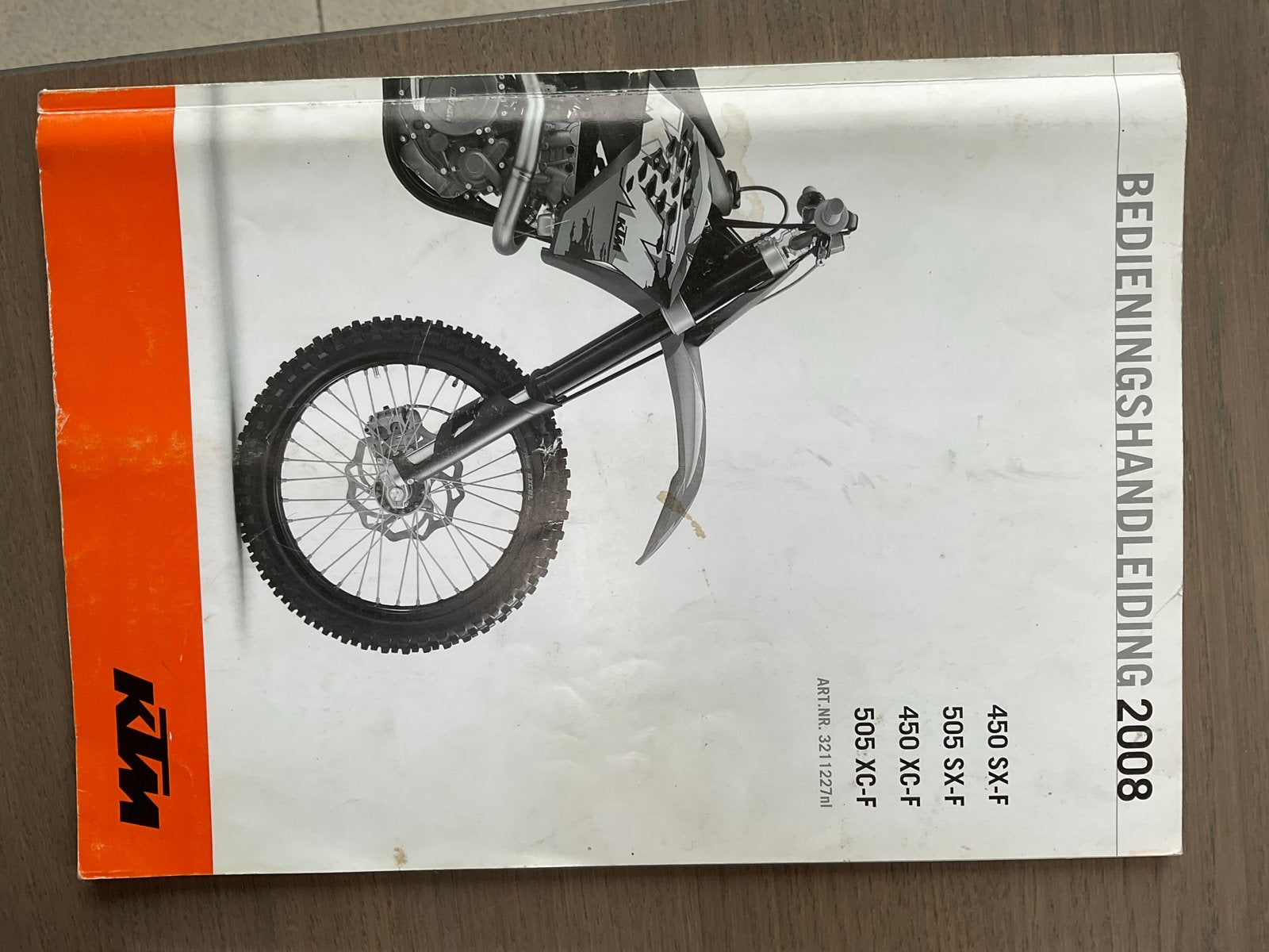 KTM Bedieningshandleiding en Onderdelenboeken 2008, Ophalen of Verzenden