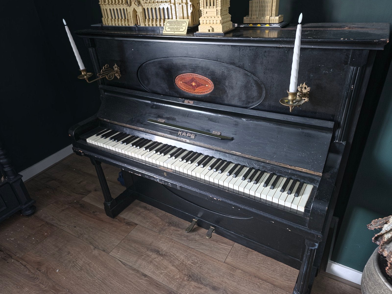 decoratieve piano, Ophalen, Gebruikt