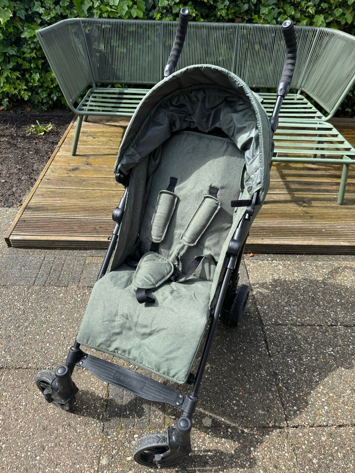 Groene Buggy Prenatal, Kinderen en Baby's, Buggy's, Ophalen, Gebruikt, Overige merken, Verstelbare rugleuning