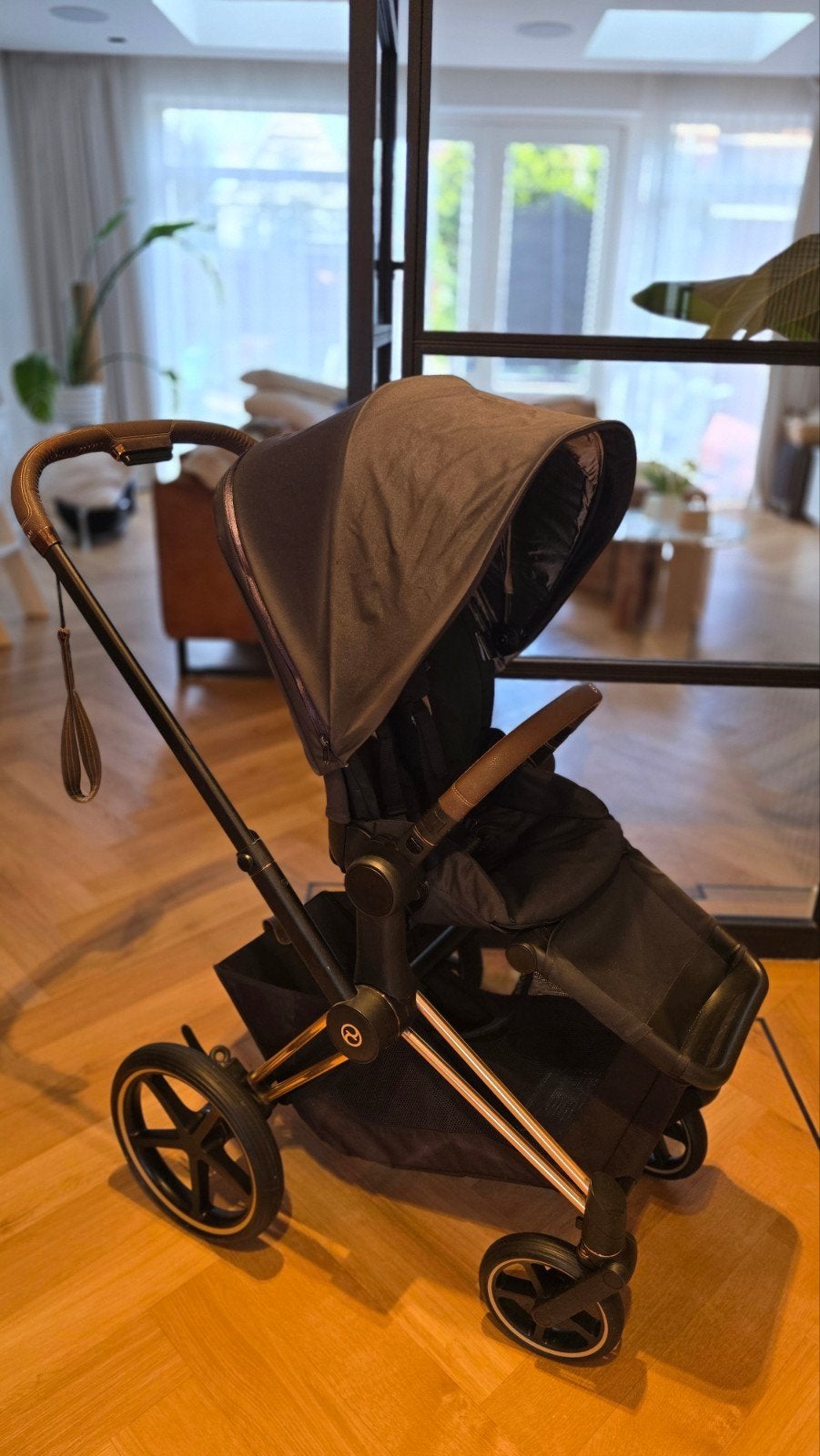 Cybex Priam Rose Gold kinderwagen – complete set (3-in-1), Ophalen, Zo goed als nieuw