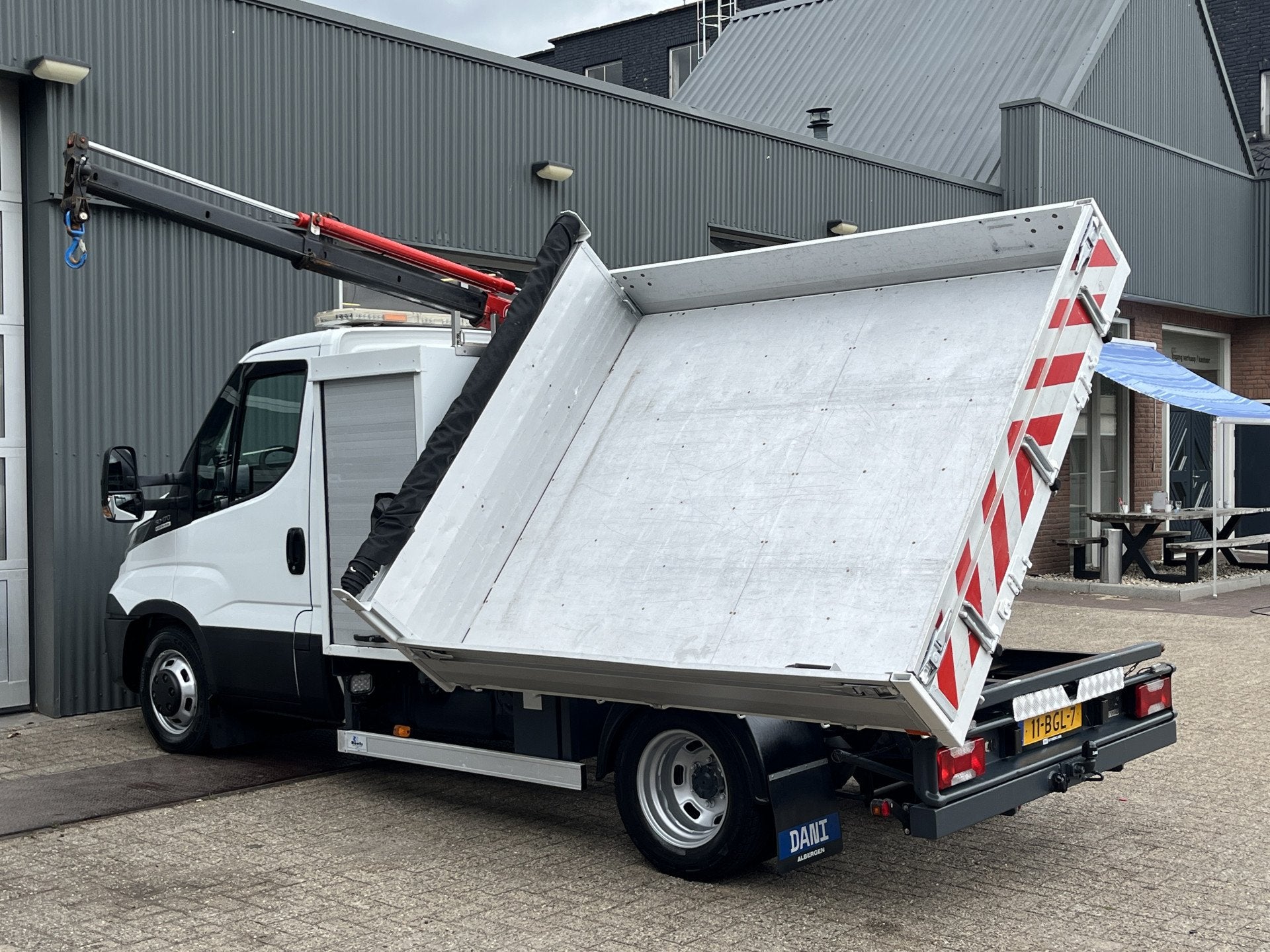 Iveco Daily 50C17 Maxilift 150 Laadkraan 3 zijden Kipper 3-P, Auto's, Automaat, Euro 5, Gebruikt, Zwart