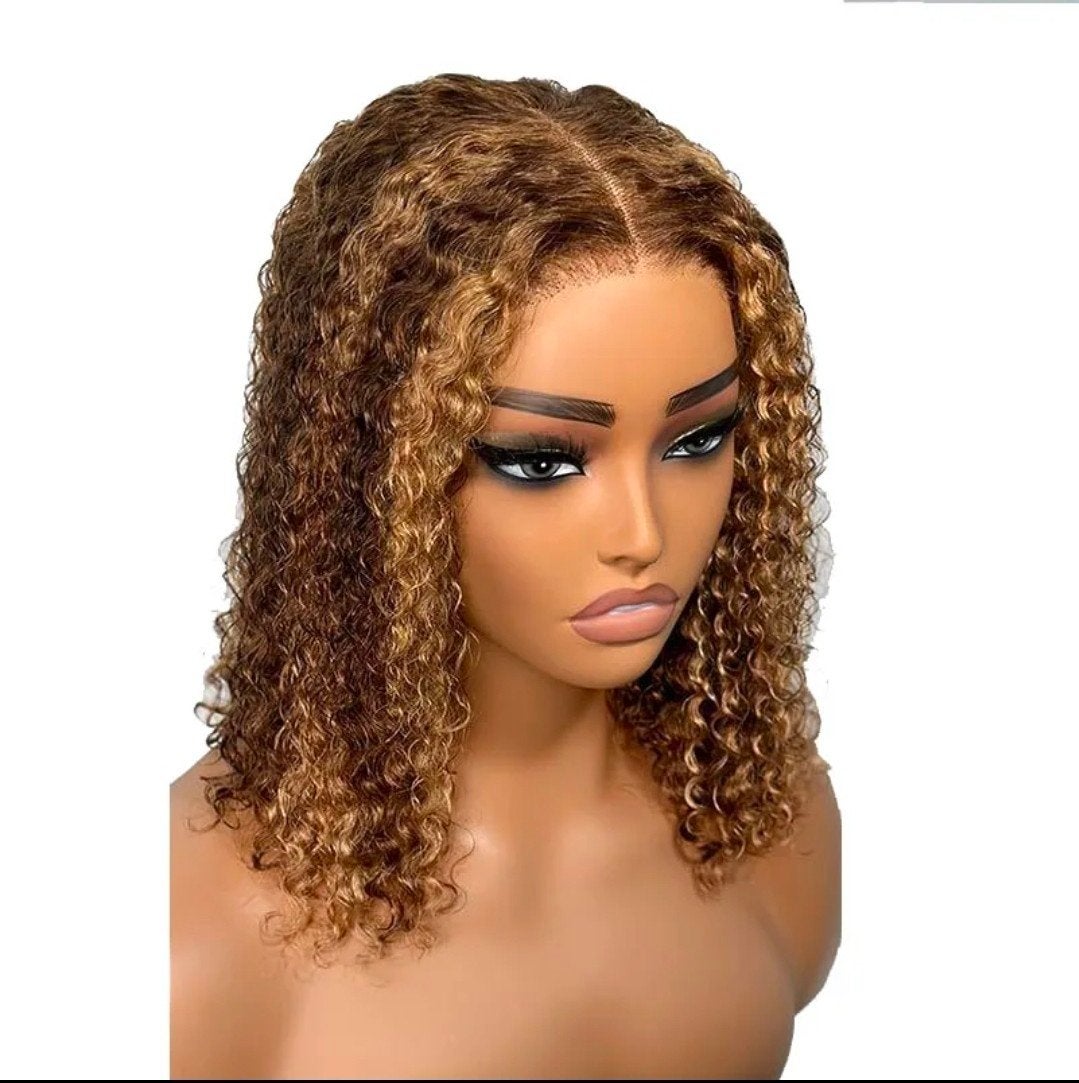 14 inch watercurl wig / pruik 100% menselijke haar, Sieraden, Tassen en Uiterlijk, Uiterlijk | Haarverzorging, Ophalen of Verzenden