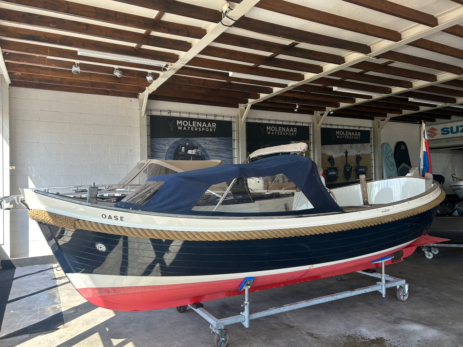 Nette Van Wijk 621 Classic Sloep, Watersport en Boten, Sloepen, Gebruikt, Overige typen, Overige merken, Afdekzeil, Antifouling