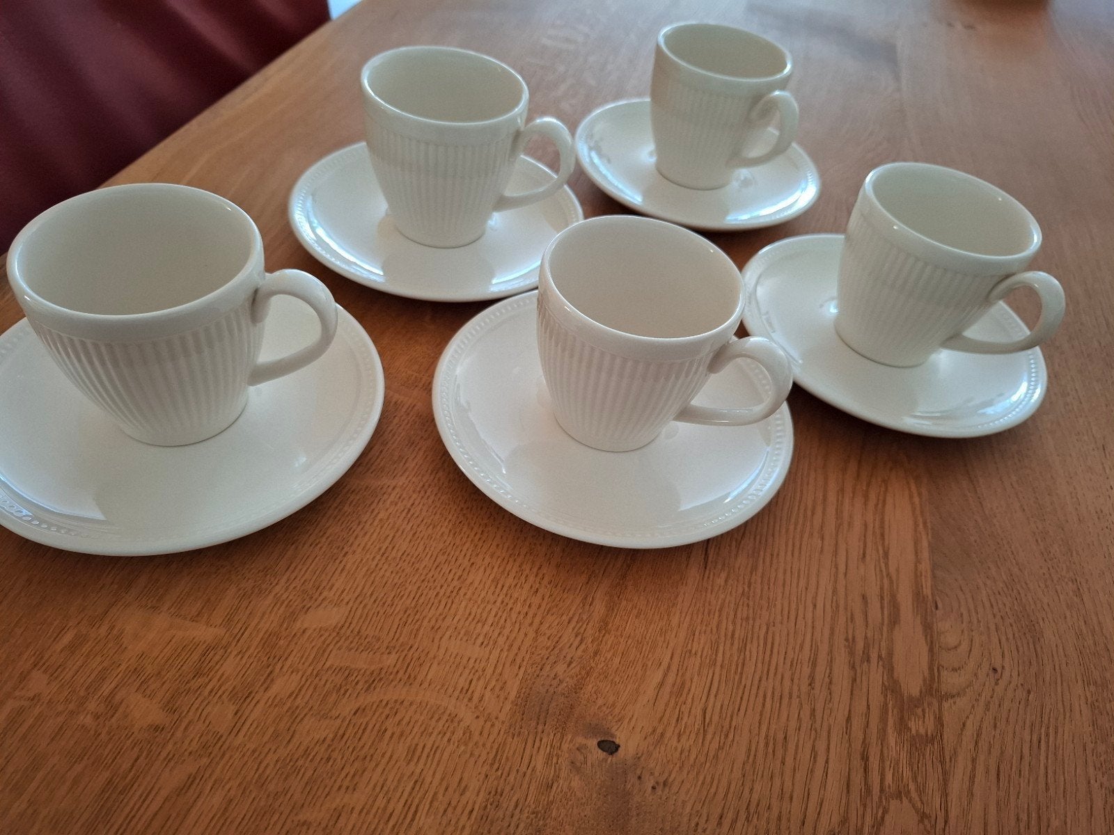 Nieuwe Wedgwood Windsor koffie/espresso kop en schotel set, Klassiek, Nieuw, Ophalen of Verzenden, Kop(pen) en/of Schotel(s)