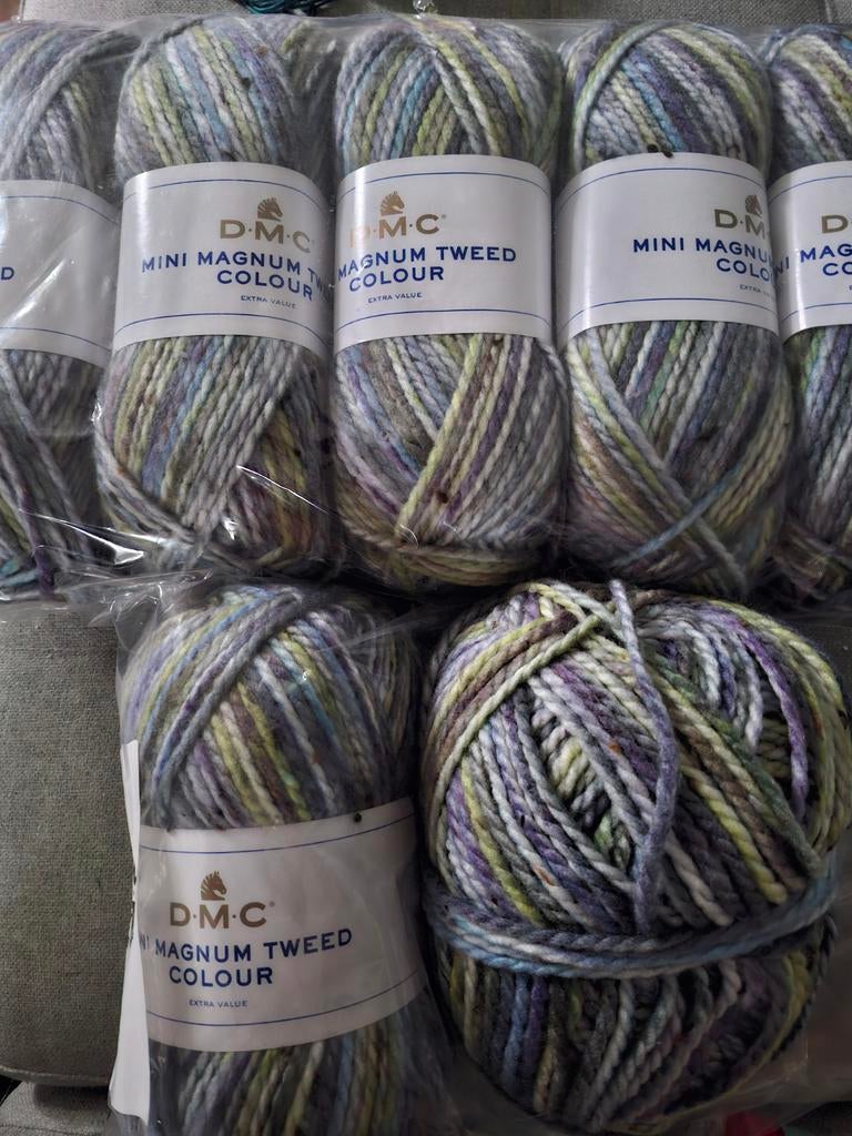 DMC Mini Magnum Tweed Colour Garen - Diverse Kleuren, Hobby en Vrije tijd, Naaien en Fournituren, Ophalen of Verzenden, Nieuw