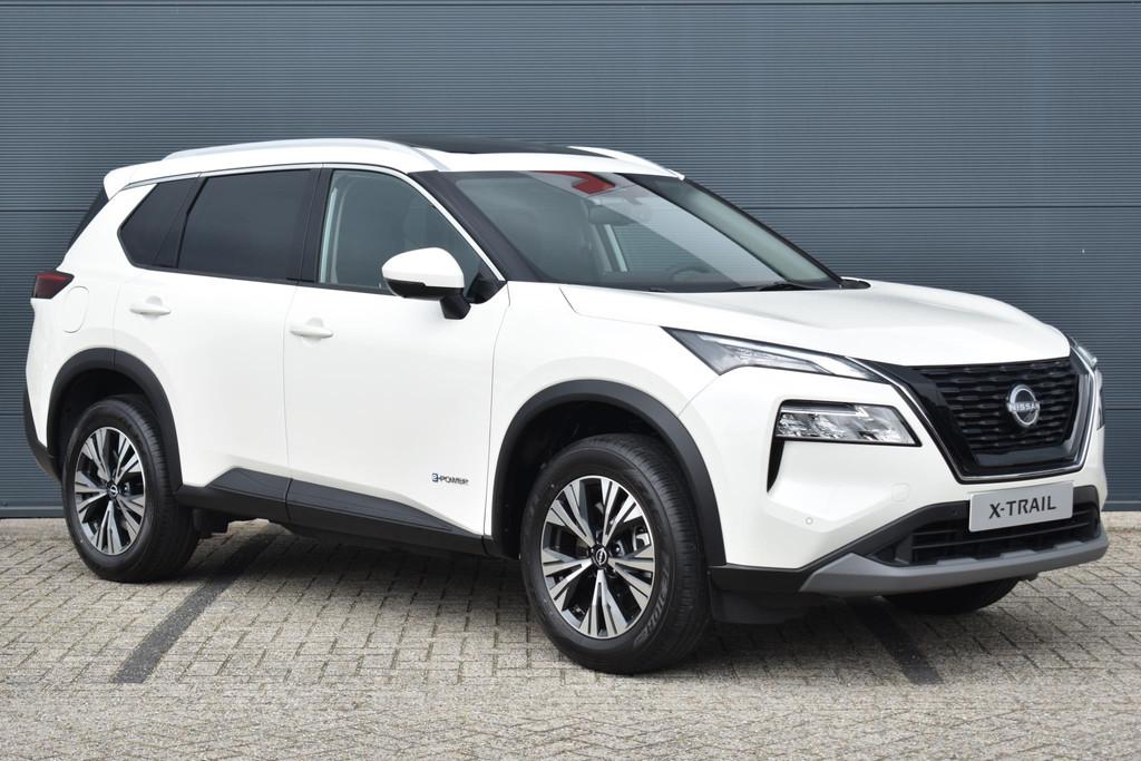 Nissan X-Trail 1.5 e-4orce N-Connecta 4WD 7 Persoons. 214PK, Auto's, Nissan, 2 kWh, Adaptive Cruise Control, Origineel Nederlands