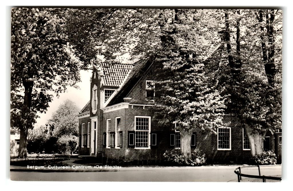 Bergum, Cultureel Centrum "De Plaats", Verzenden, 1960 tot 1980, Gelopen, Friesland