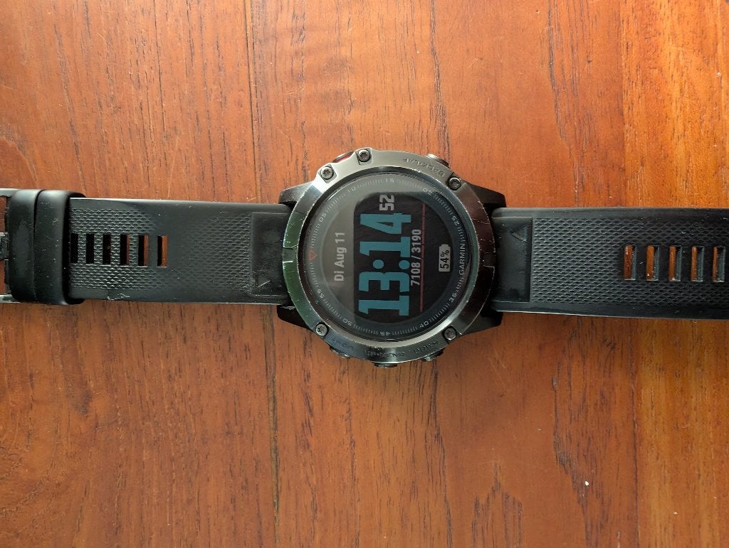 Garmin Fenix 5x Sapphire, Gebruikt, Zwart, Ophalen of Verzenden, Waterdicht