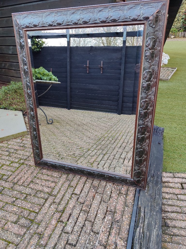 Grote spiegel, Ophalen, 100 tot 150 cm, Zo goed als nieuw, 75 tot 100 cm