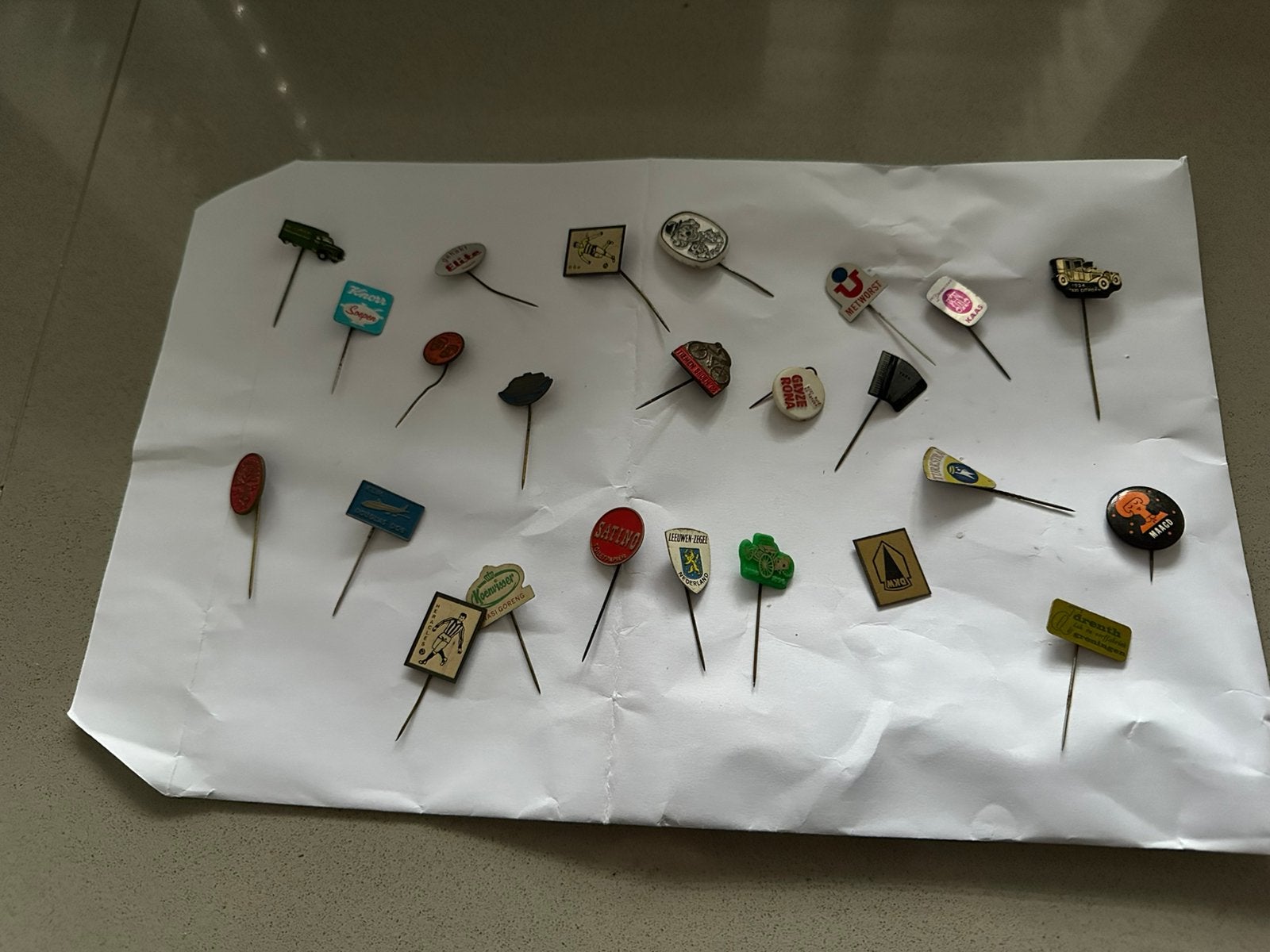 Partijtje speldjes, Ophalen of Verzenden, Gebruikt