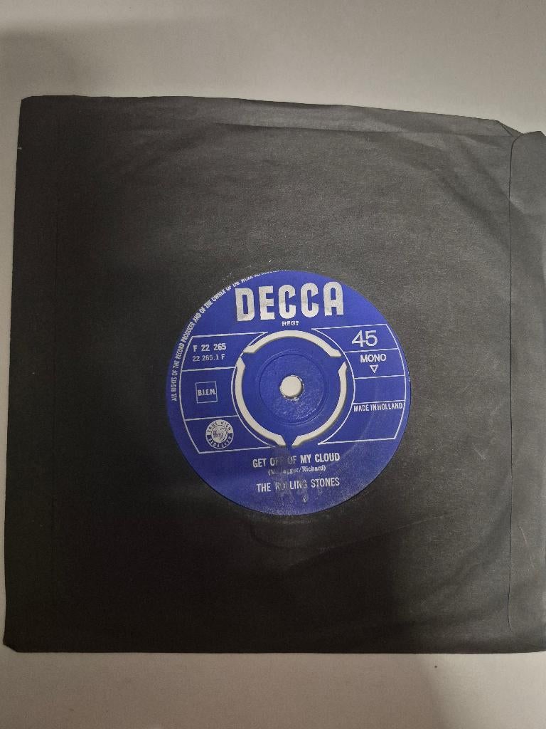 The Rolling Stones. Get off my cloud. MONO., Gebruikt, Originele persing, 7 inch, Single