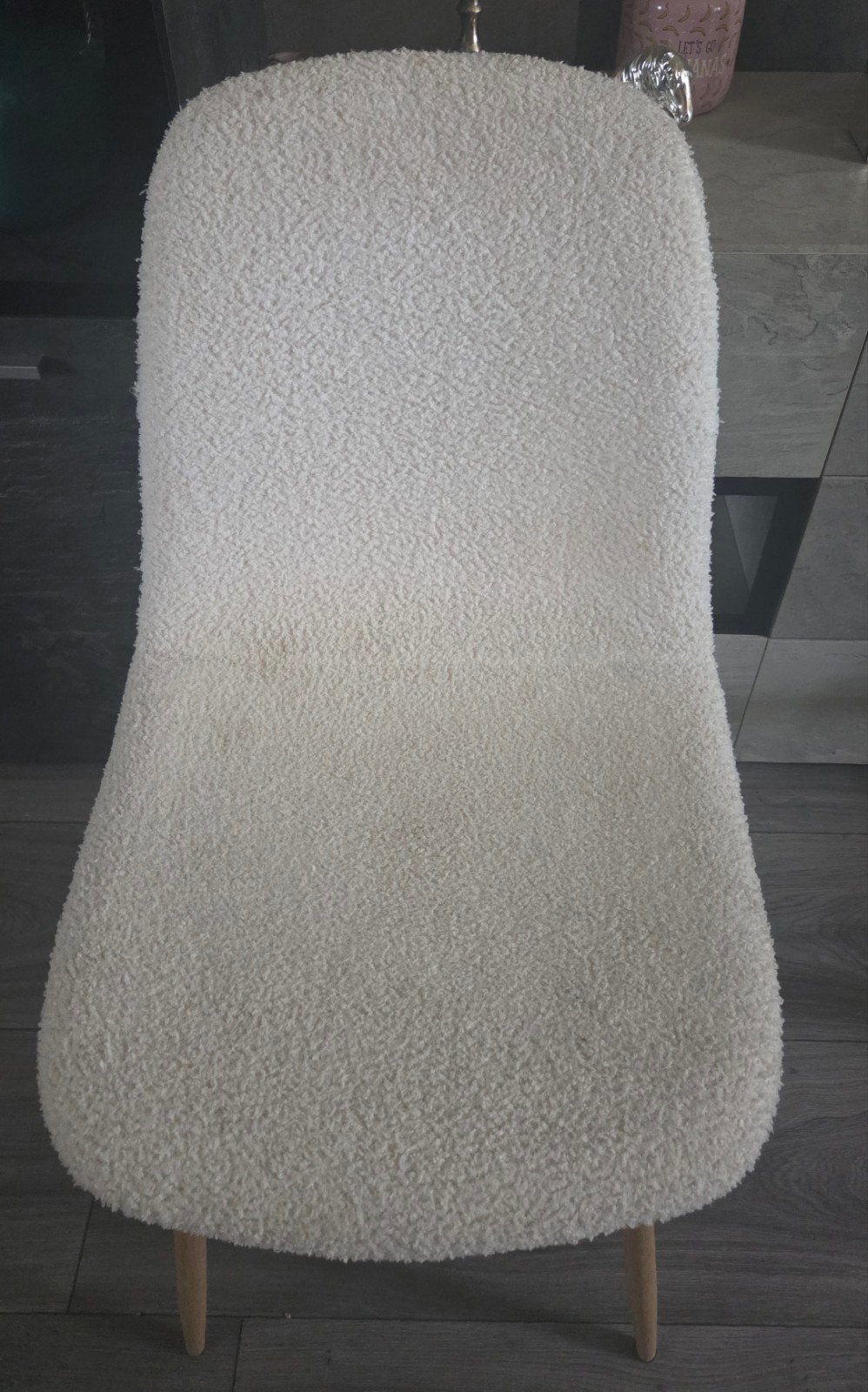 Retro Teddy fauteuil, Huis en Inrichting, Stoelen, Ophalen, Wit, Stof, Eén