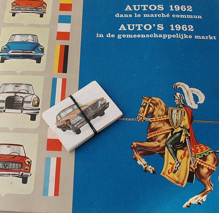 Auto's 1962 - Jacques - 21 stickers, Ophalen of Verzenden, Zo goed als nieuw, Auto of Motor