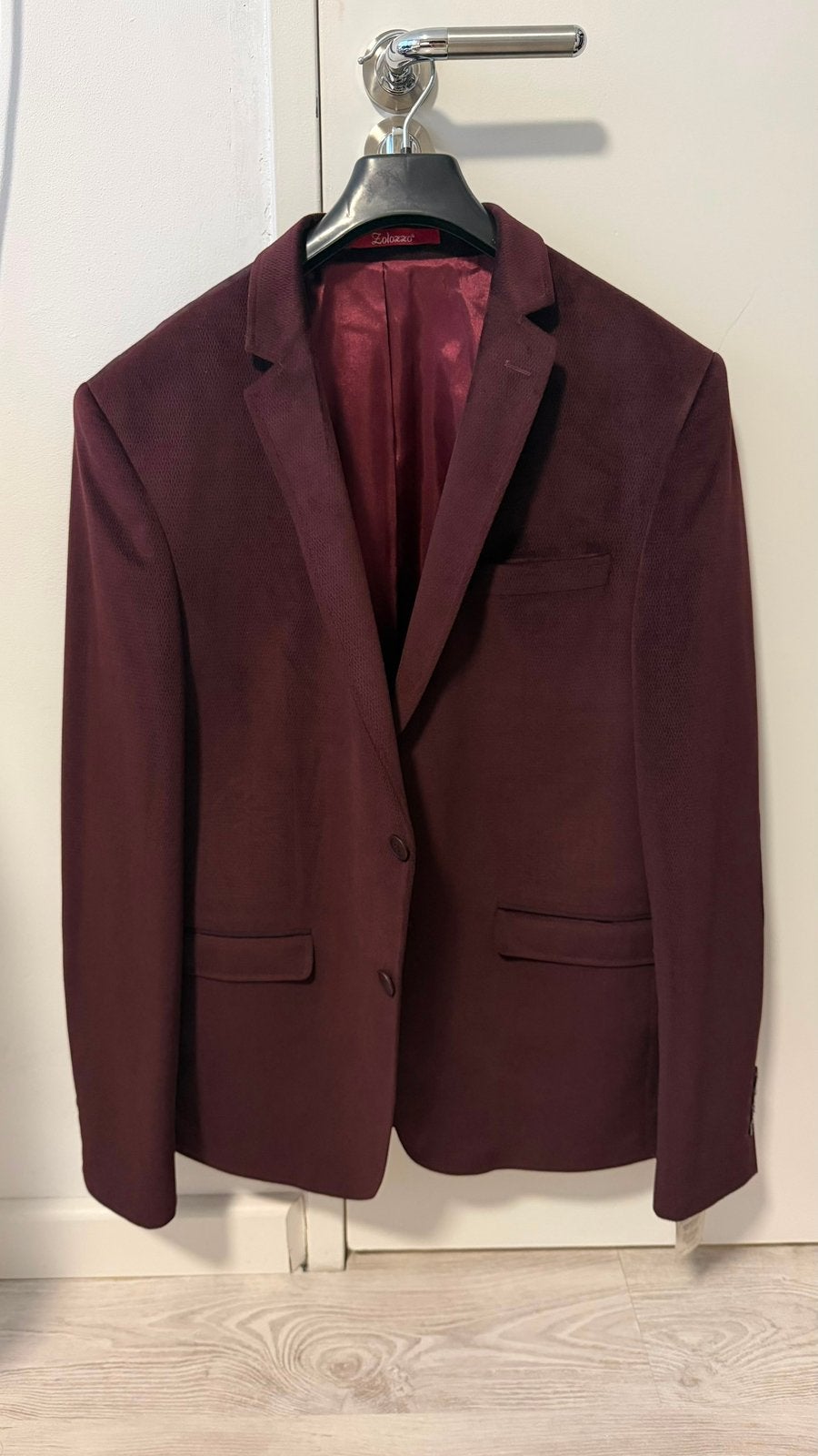 mannen colbert M, Ophalen of Verzenden, Zo goed als nieuw, Maat 48/50 (M), Rood