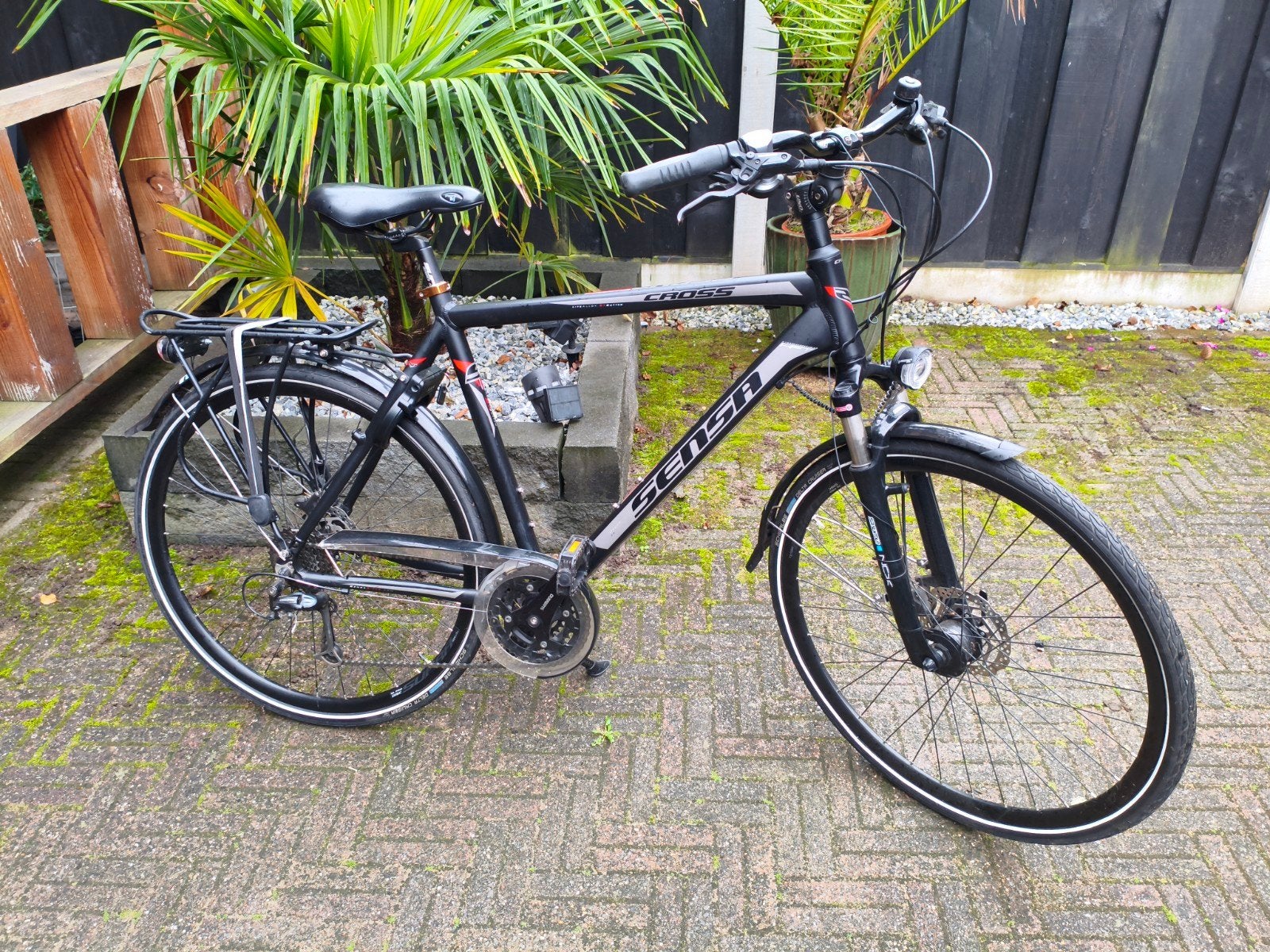 Sensa Cross - Perfect voor avontuurlijke ritten!, 28 inch, Gebruikt, Meer dan 20 versnellingen, Schijfrem