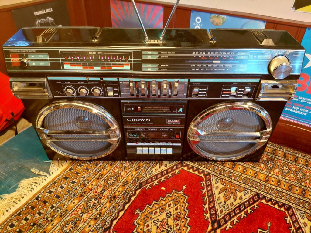 Crown SZ-5100SL Ghettoblaster  1982 - Zeer Goede Staat, Ophalen of Verzenden, Zo goed als nieuw, Radio