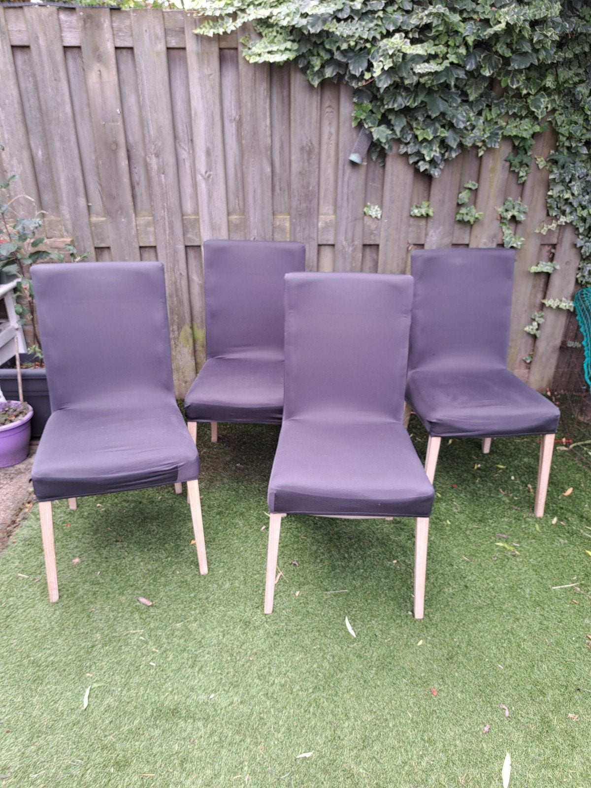 eetkamerstoelen, Ophalen, Gebruikt, Grijs, Vier